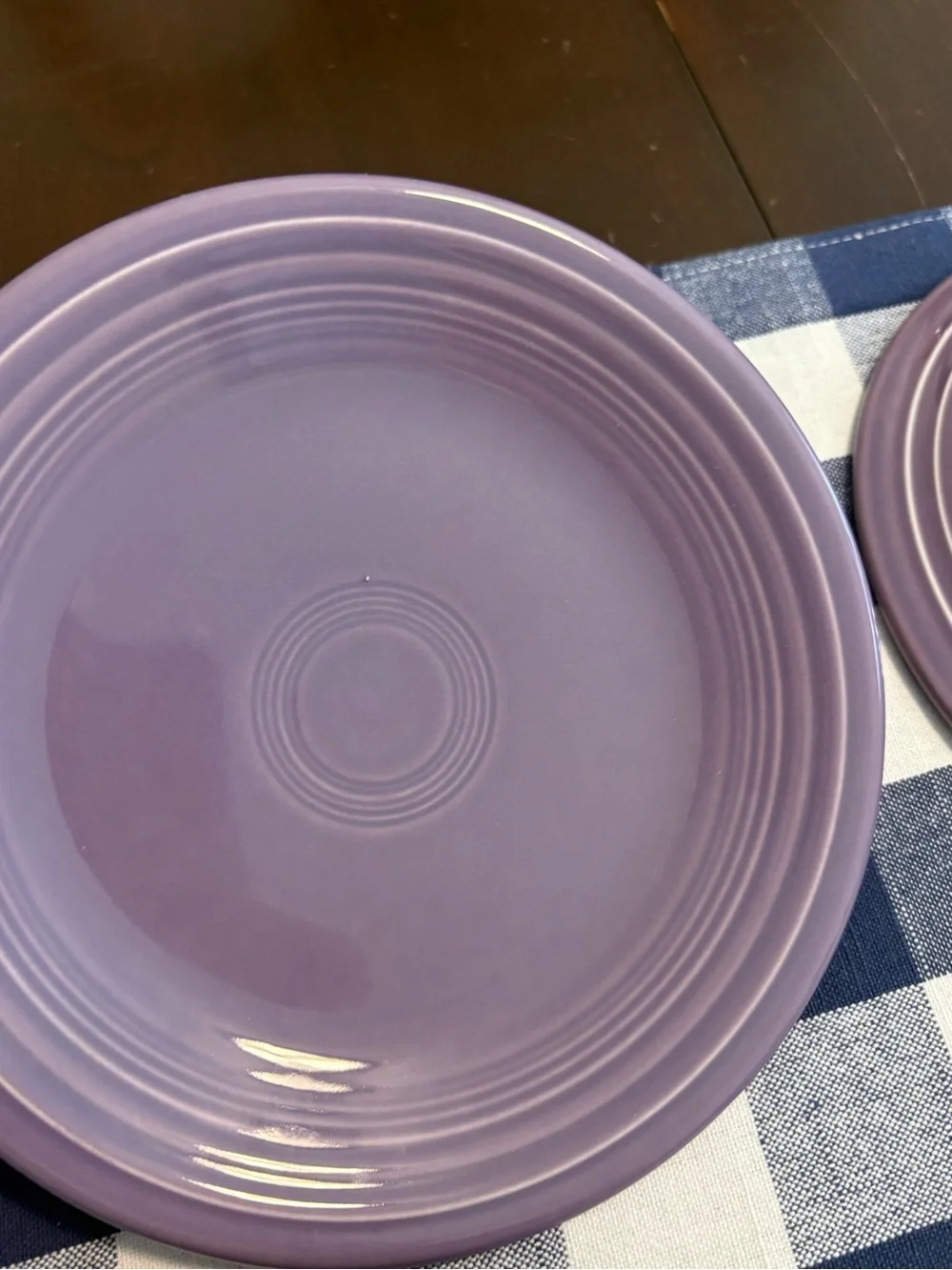Fiesta Lilac salad plates, Fiestaware, set 4